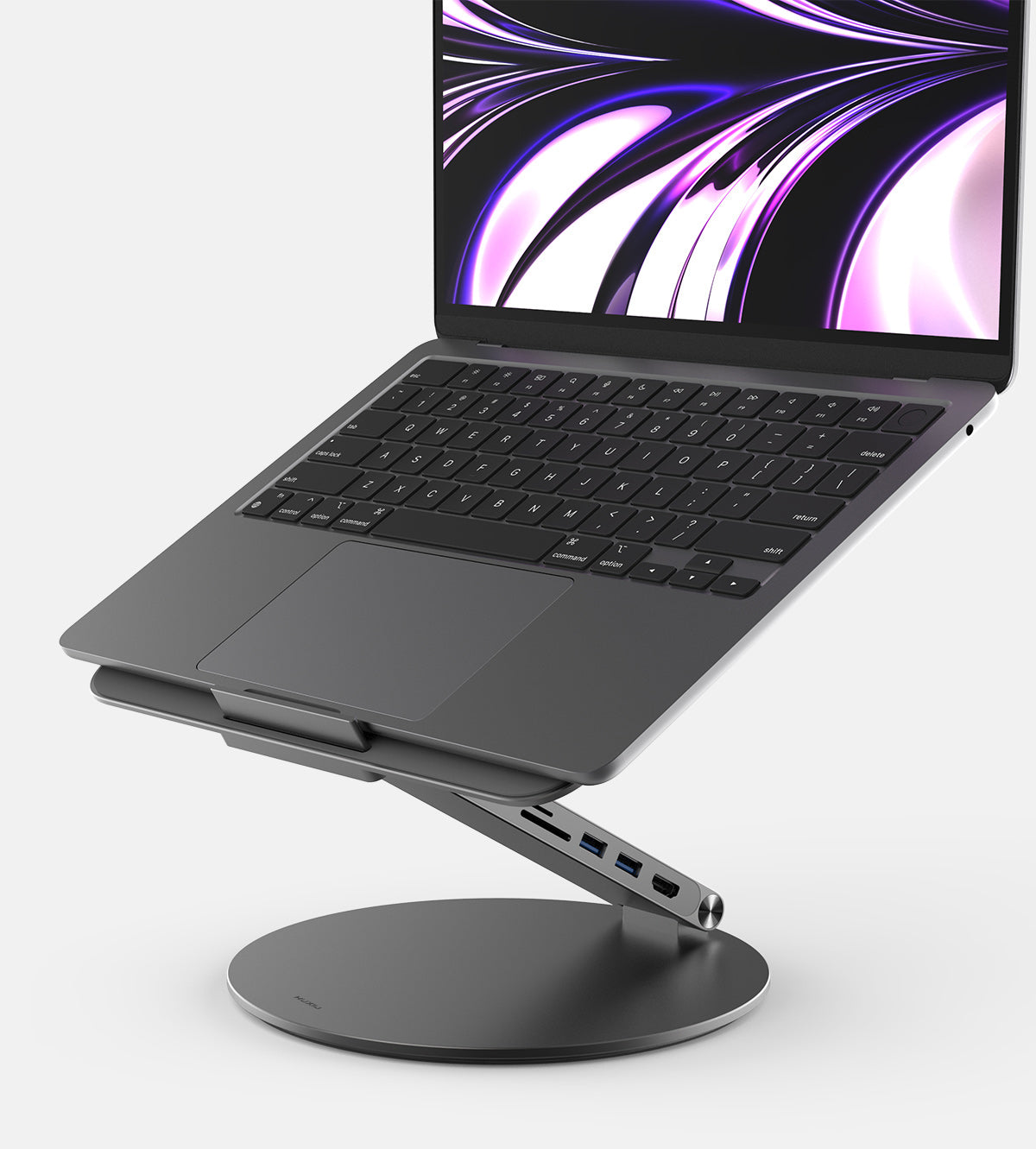 KUXIU X53 Ergonomic Laptop Stand with Built-in 8-in-1 Hub
