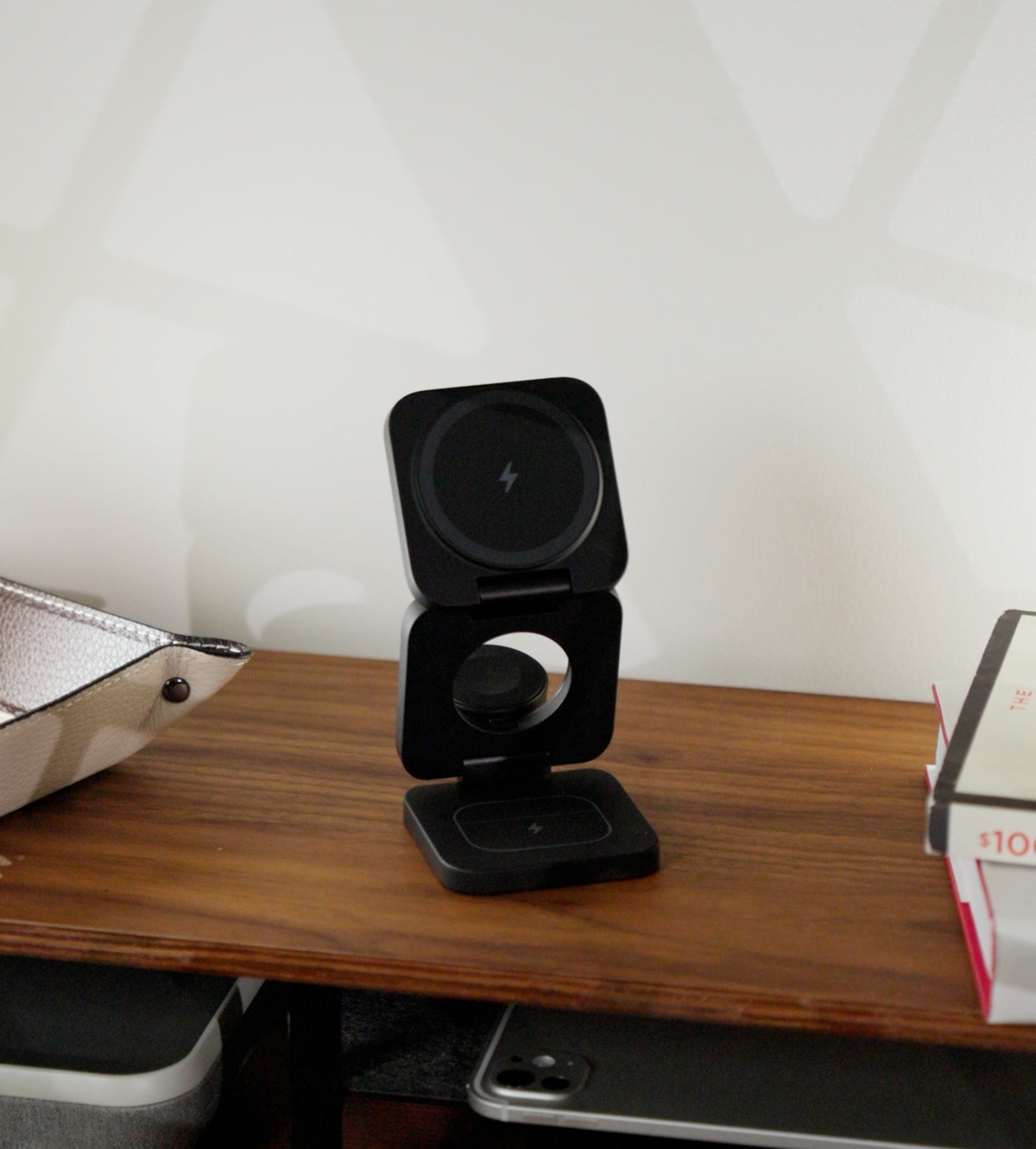 KUXIU X55 Ultra 三合一可折疊磁性無線充電站適用於三星