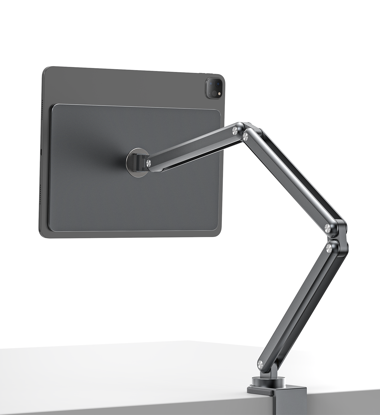 KUXIU X36 Magnetischer Flexibler Faltbarer Ständer für iPad – Space Gray