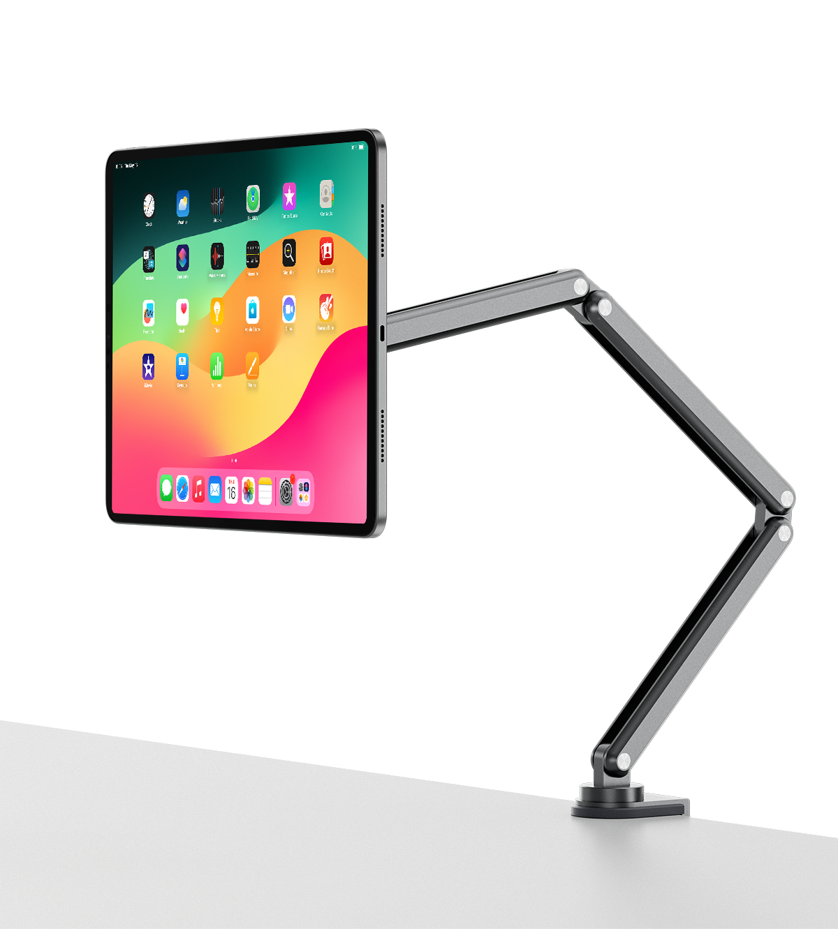 KUXIU X36 Magnetischer Flexibler Faltbarer Ständer für iPad – Space Gray
