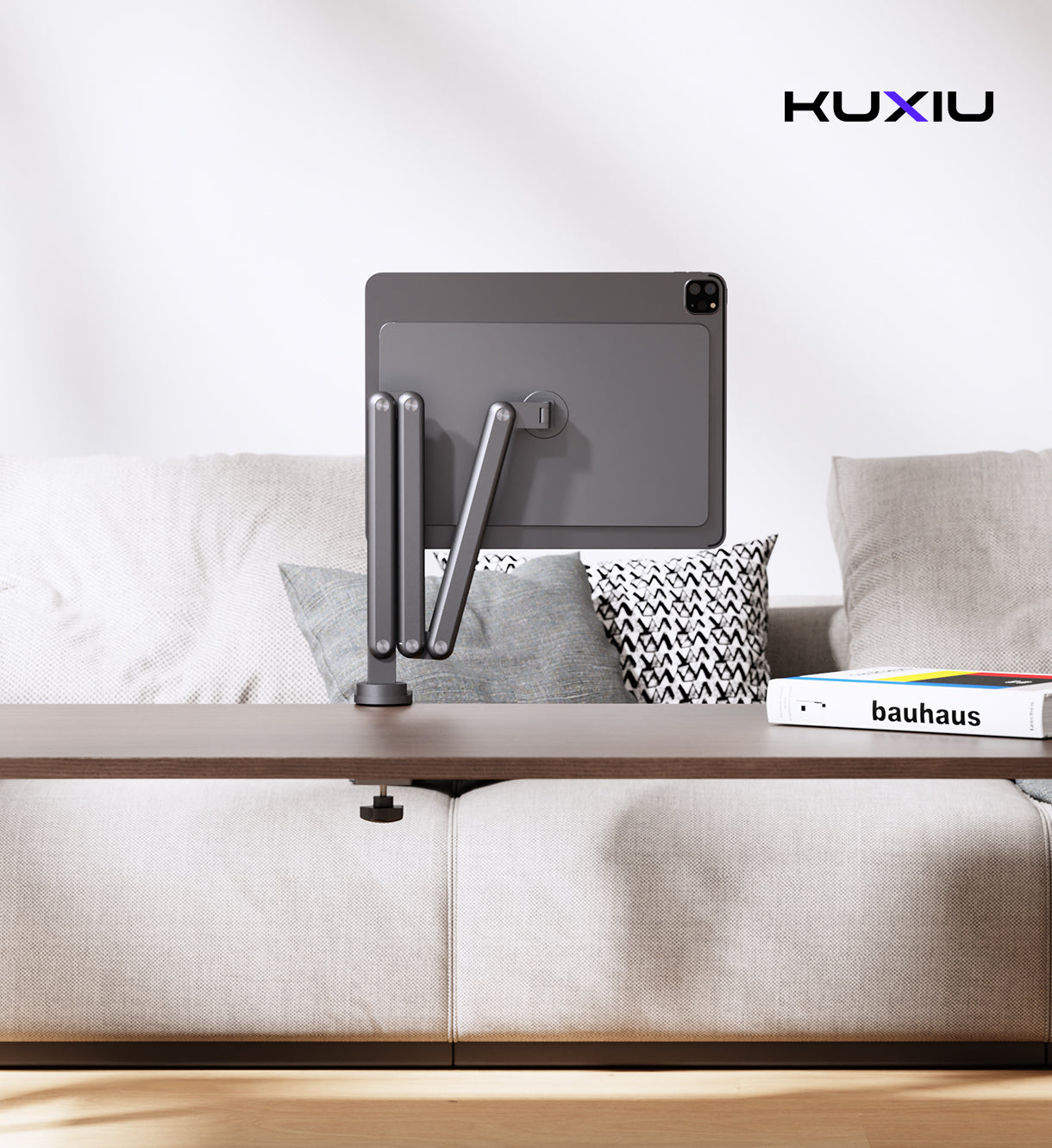 KUXIU X36 Magnetischer Flexibler Faltbarer Ständer für iPad – Space Gray