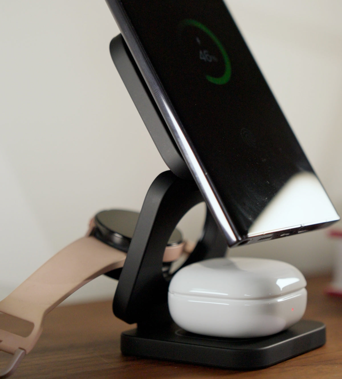 KUXIU X55 Ultra 三合一可折疊磁性無線充電站適用於三星