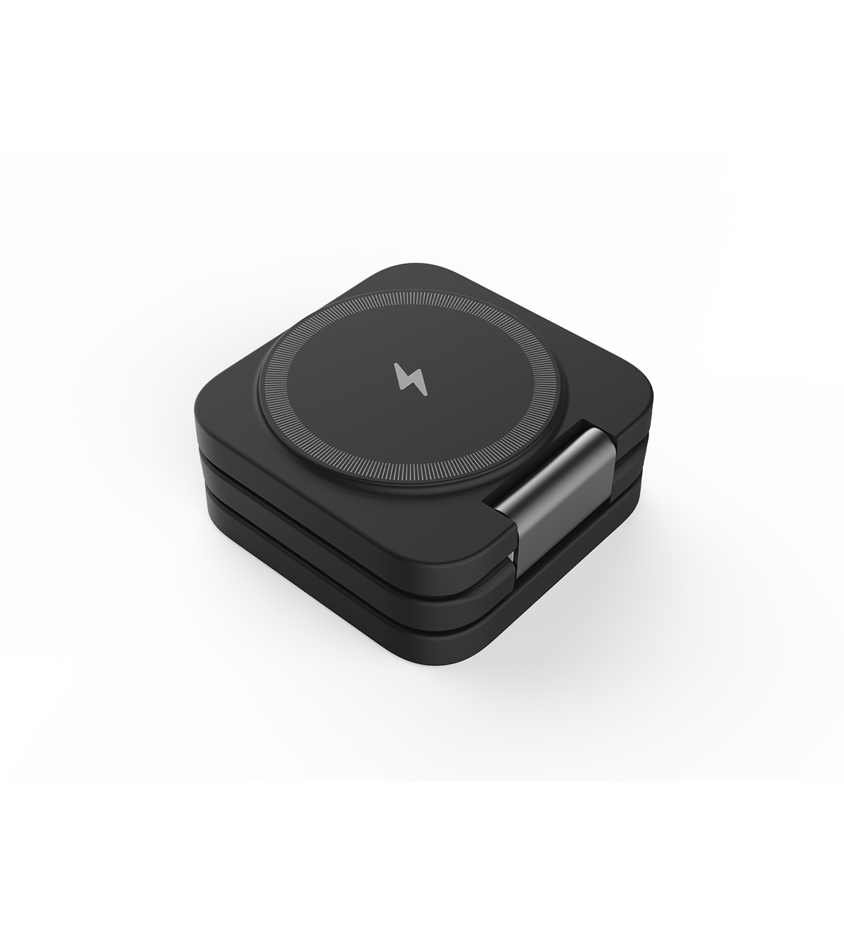 KUXIU X55 Caricabatterie wireless magnetico pieghevole 3 in 1 e supporto