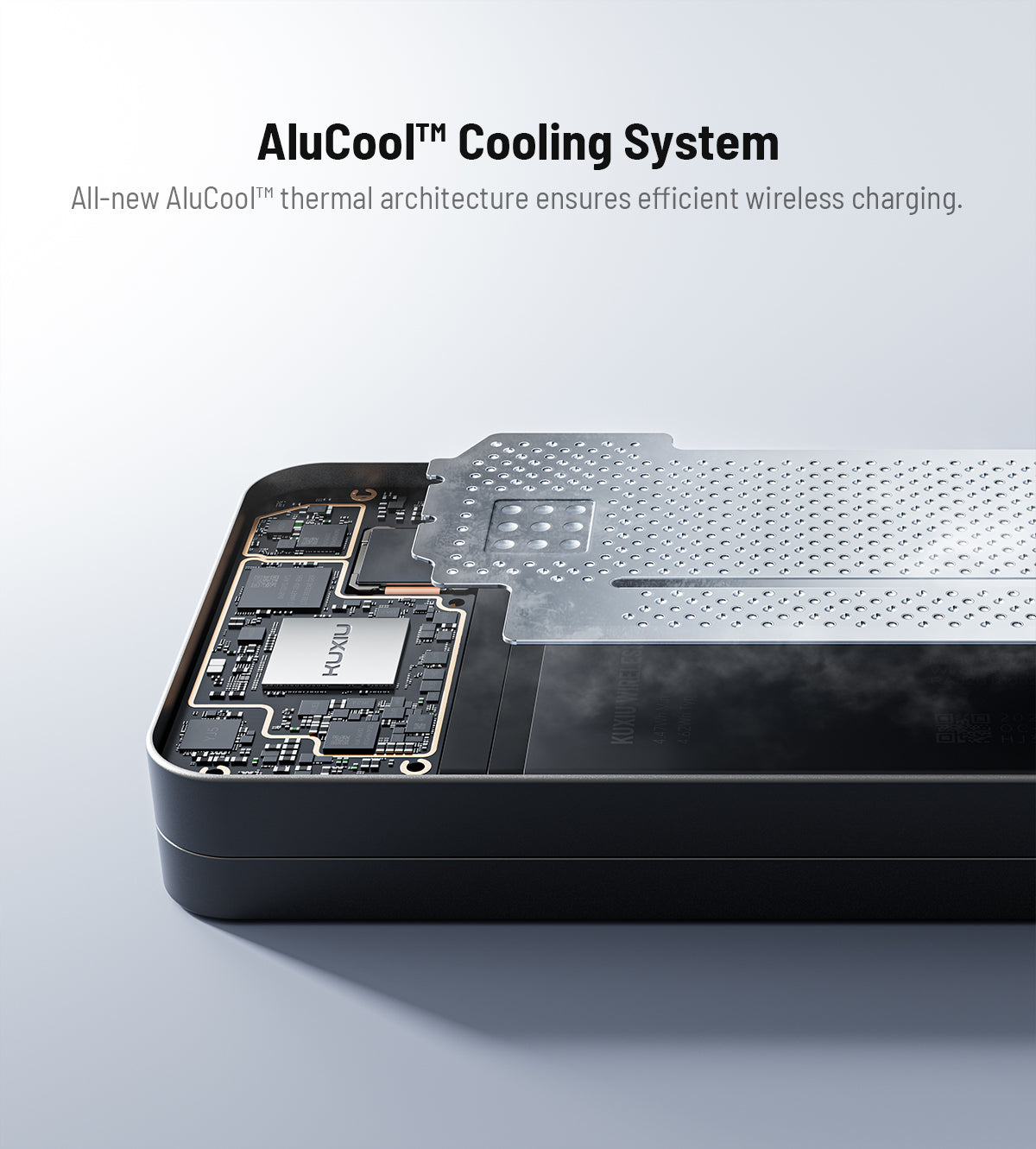 KUXIU K1 Ultra 10000mAh 25W急速充電対応 3-in-1 MagSafeワイヤレスモバイルバッテリー - ブラック