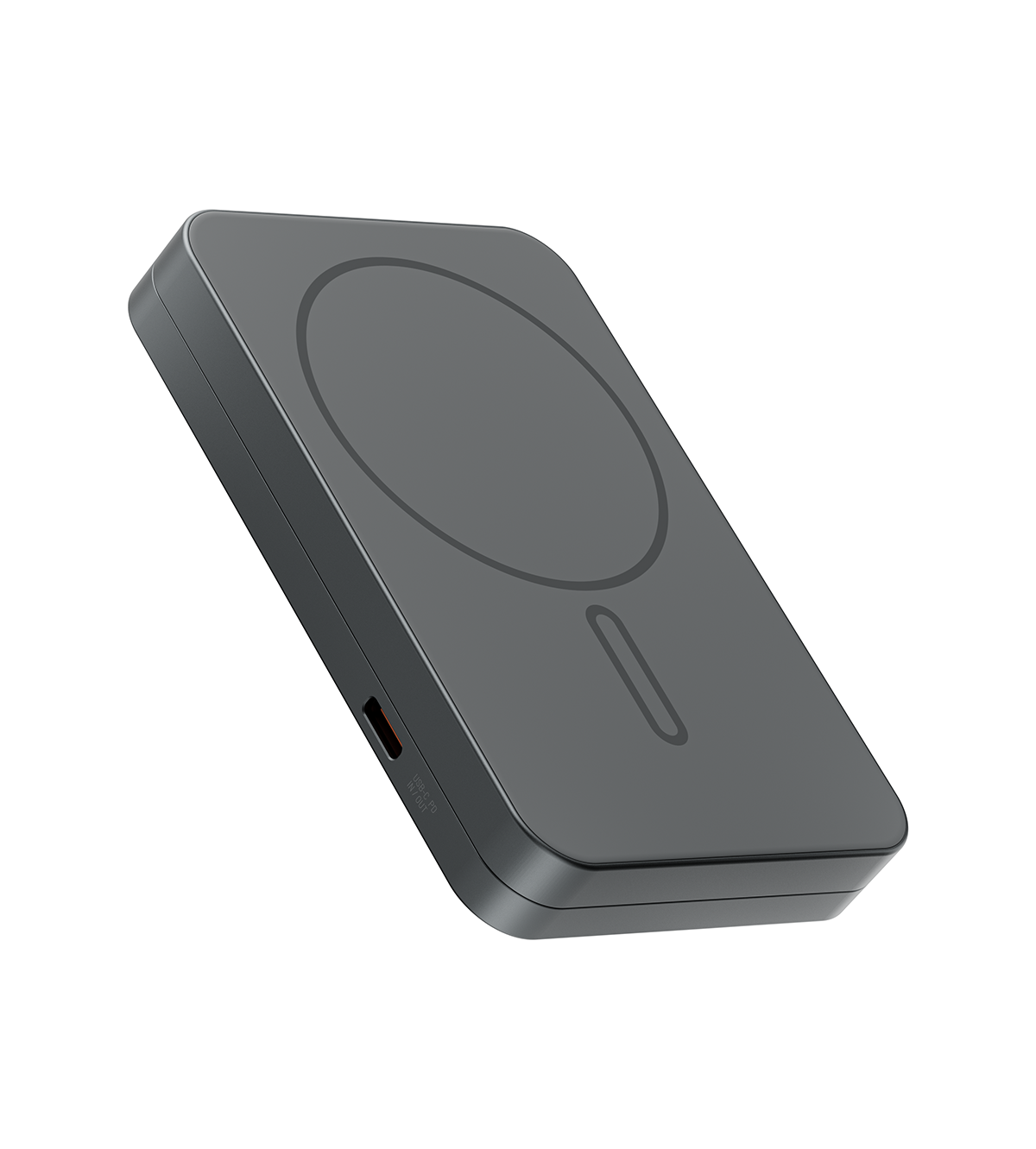 KUXIU K1 Banco de Energía MagSafe 3-en-1 de Carga Rápida 15W - Gris