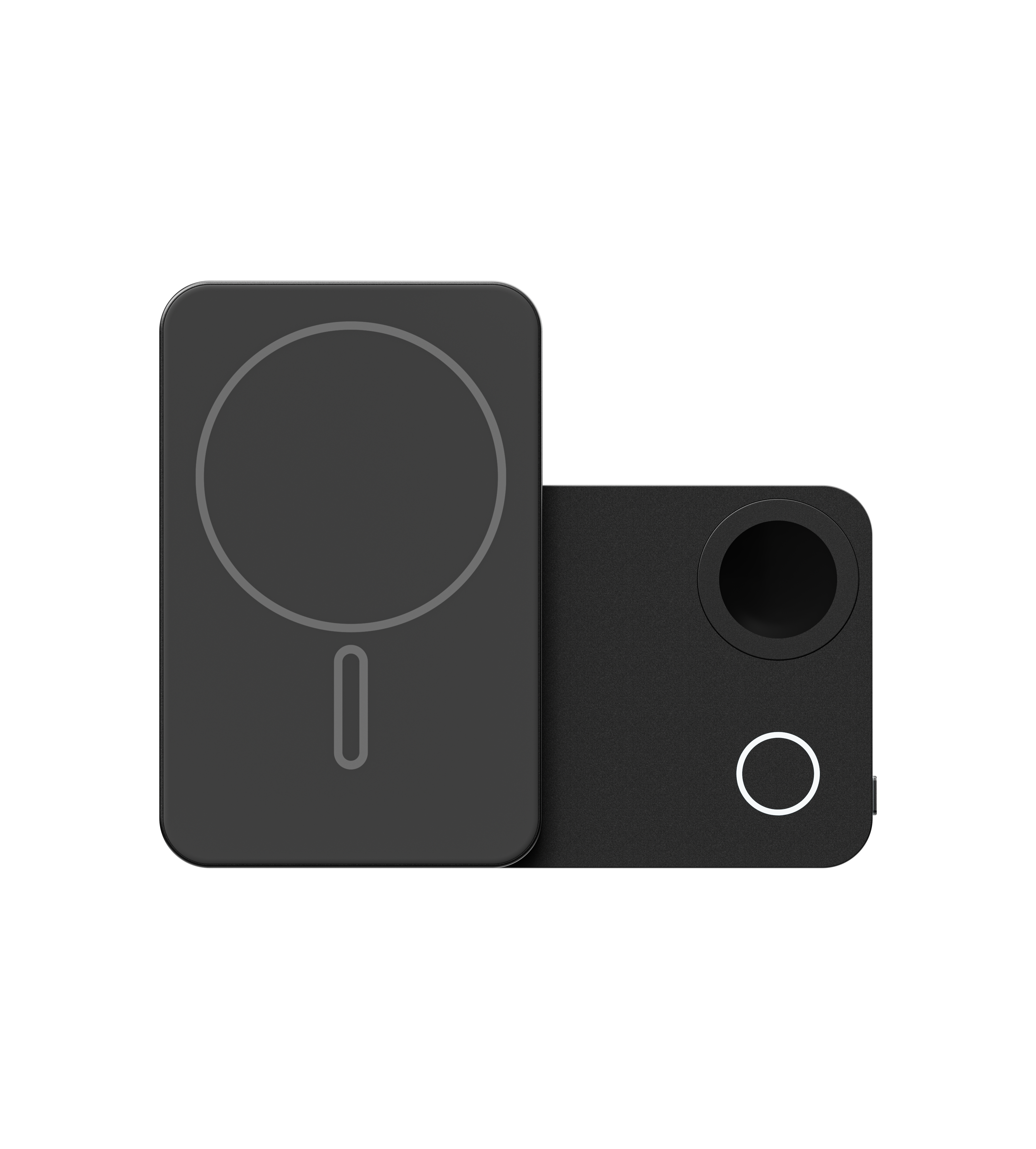 KUXIU K2 Qi2 15W Fast Charging 3-in-1 MagSafe Power Bank - Black