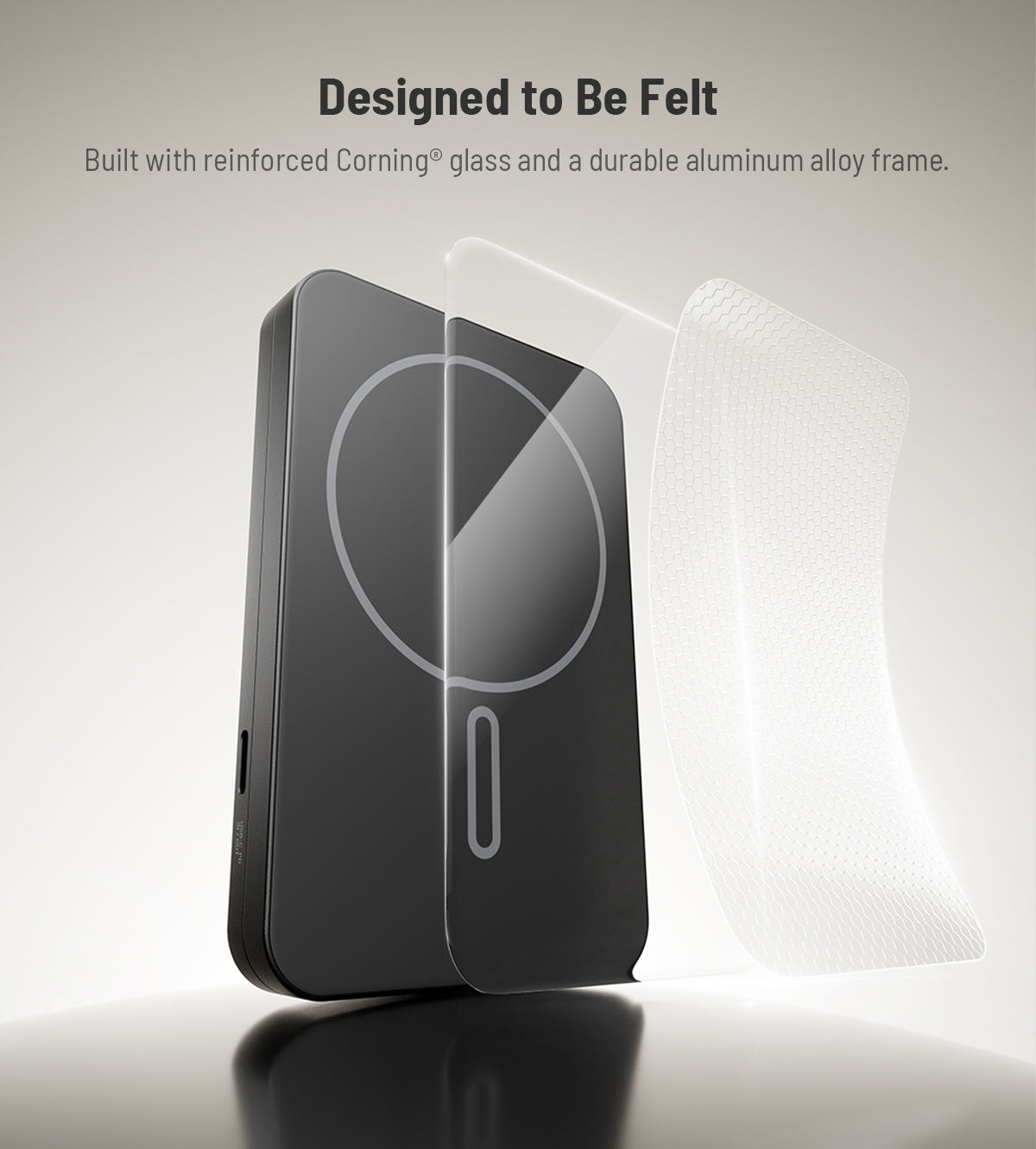 KUXIU K1 15W Fast Charging 3-in-1 MagSafe Wireless Power Bank - Black