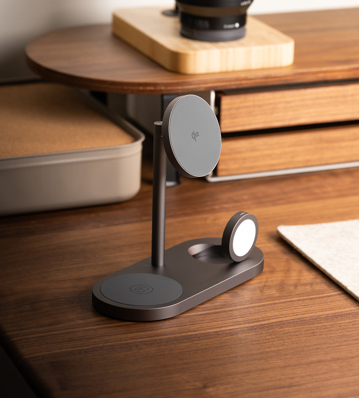 Estación de carga inalámbrica magnética plegable 3 en 1 Qi2 KUXIU X23Q