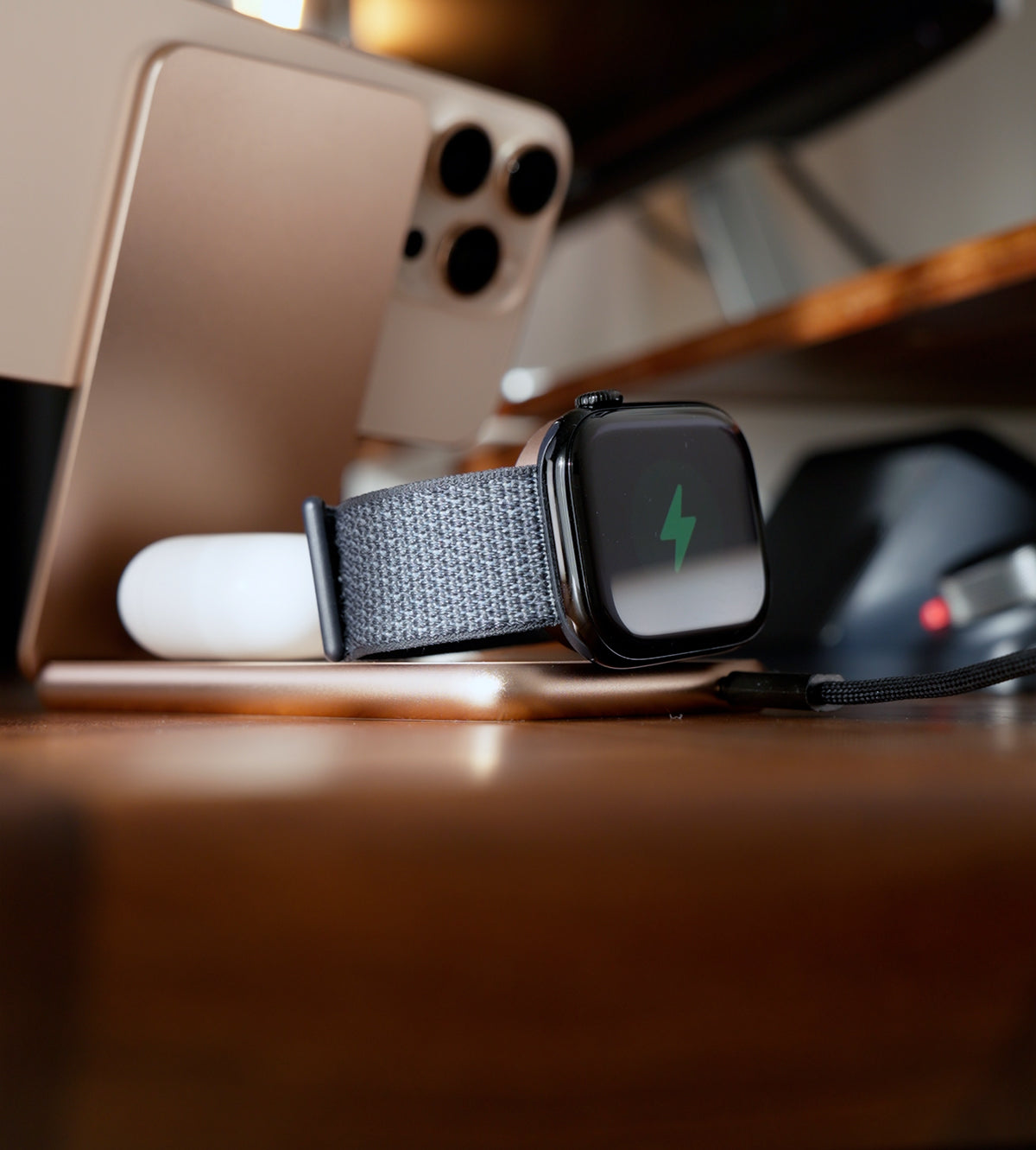 KUXIU X41Q Qi2 Certifikovaný 3-v-1 MagSafe Skládací Nabíjecí Stojan