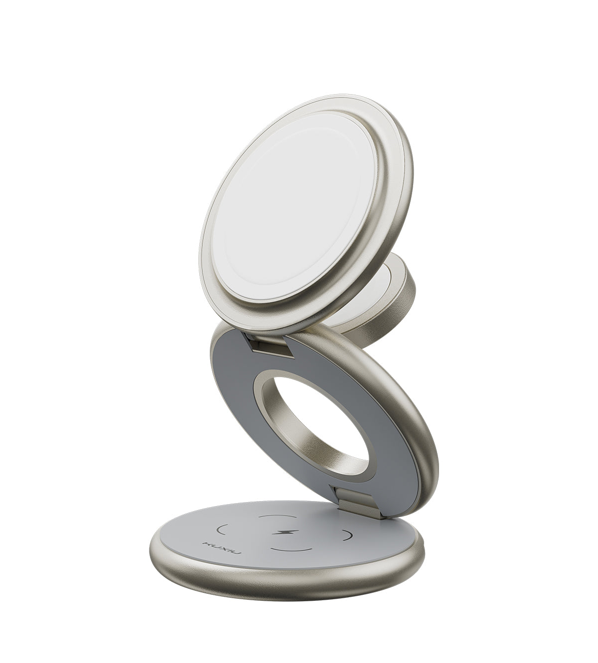 KUXIU X63 3-In-1 MagSafe Foldable Magnetic Wireless Charging Station-Titanium