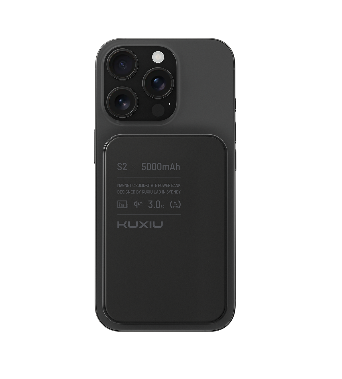 KUXIU S2 Qi2 5000mAh MagSafe Solid-State Power Bank
