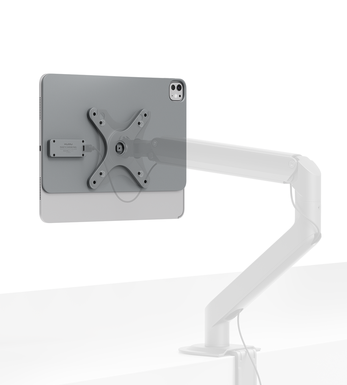 KUXIU Pannello di Ricarica Magnetico VS02 per iPad – Montaggio VESA e a Sfera