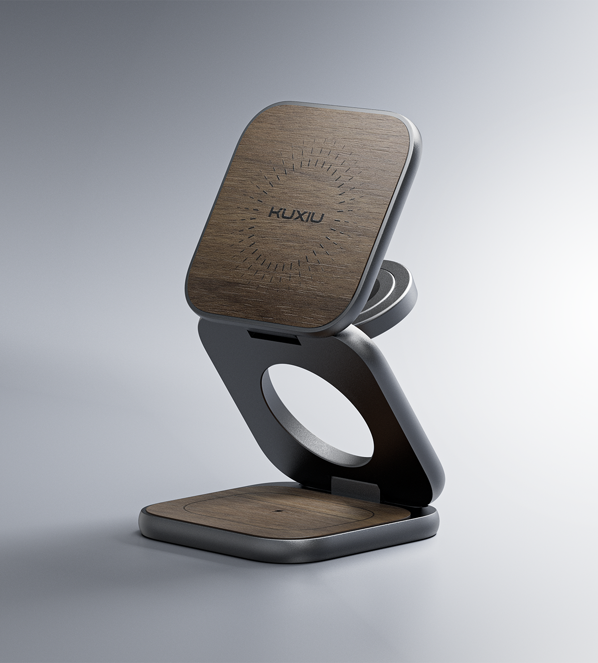 KUXIU X40 Turbo Qi2.2 인증 25W 3-in-1 MagSafe 접이식 무선 충전 스탠드