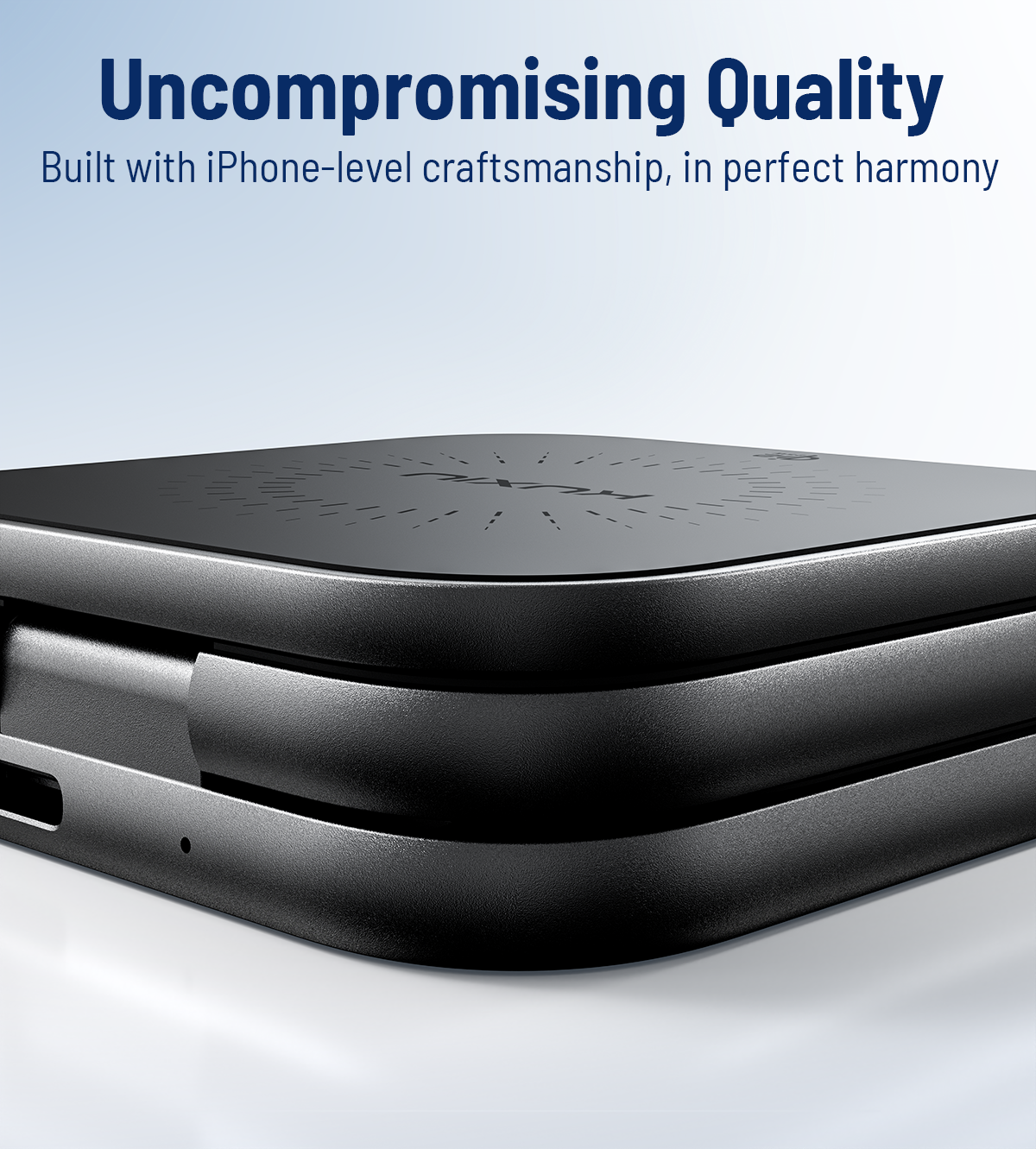 KUXIU X40 Turbo Qi2.2 Certified 25W 3-in-1 MagSafe Foldable Wireless Charging Stand - Black