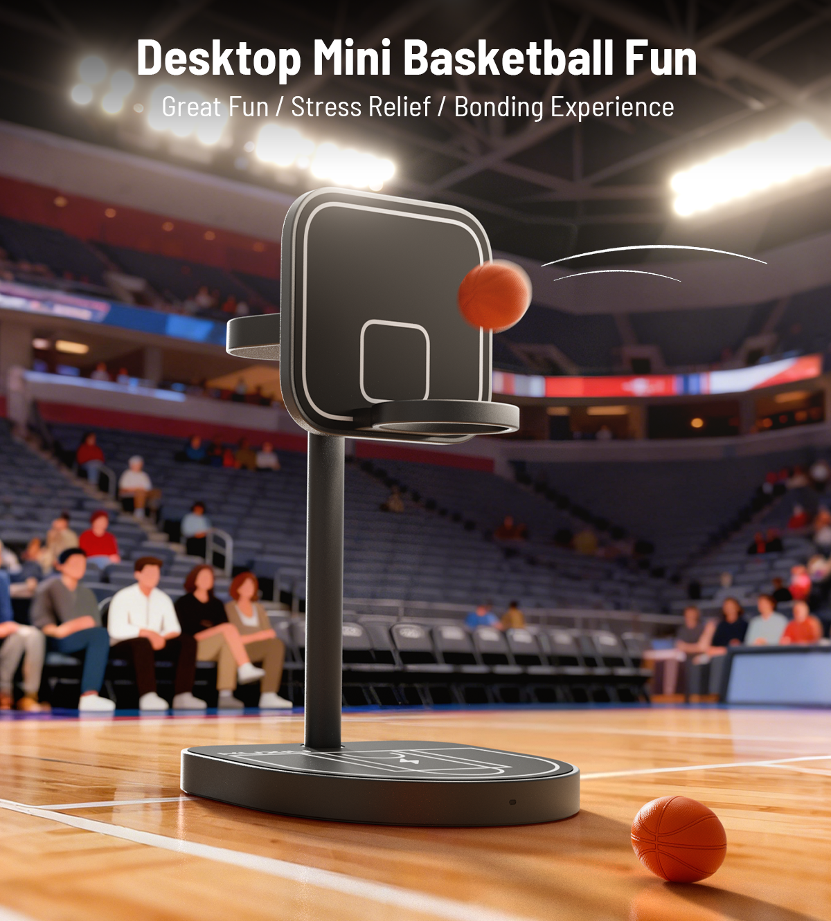 KUXIU 3-Point Power Creative 3-in-1 MagSafe Charging Stand - Black