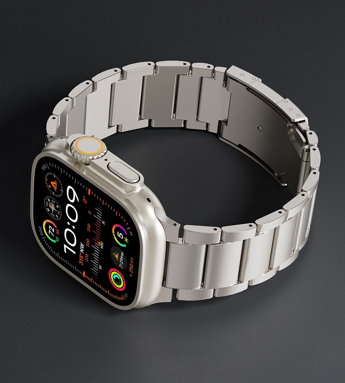 KUXIU Pasek z tytanowego stopu do Apple Watch