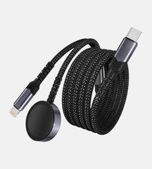 KUXIU 2-in-1 Fast Charging Cable(3.9ft/1.2m)