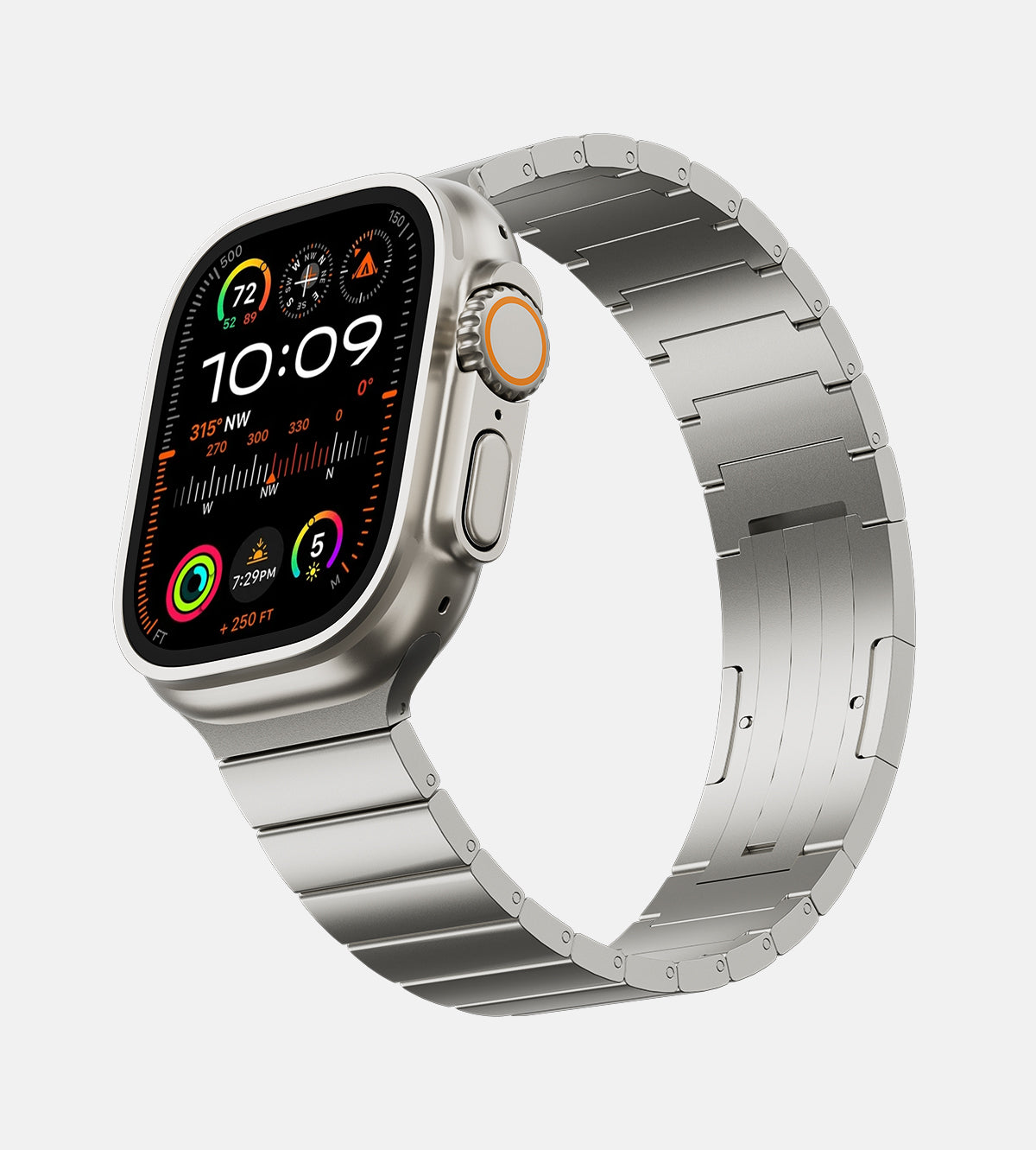 KUXIU สายไทเทเนียมบริสุทธิ์สำหรับ Apple Watch