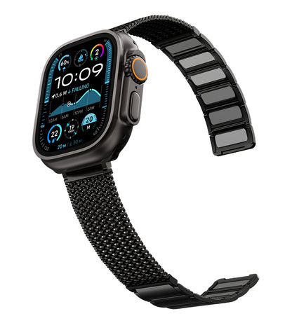 Stainless Steel Apple Watch S5 40mm Black KUXIU Black Stainless