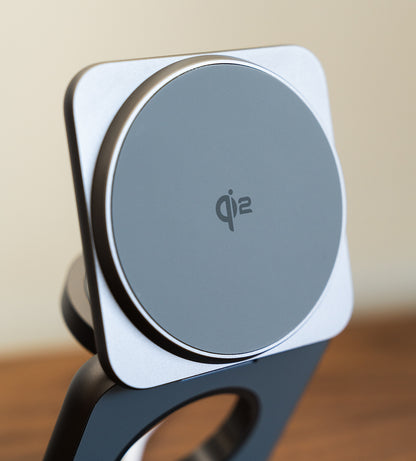 KUXIU X40Q Qi2-Zertifizierter 3-in-1 MagSafe Faltbarer Ladeständer - Grau
