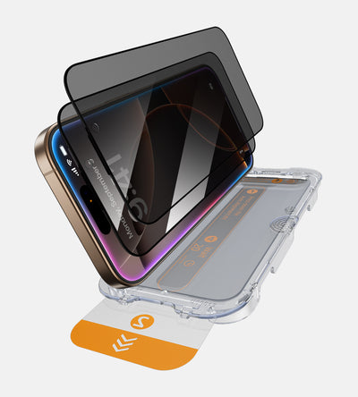 KUXIU iPhone 16 2.5D Displayschutzfolie aus gehärtetem Glas [2+2 Pack]