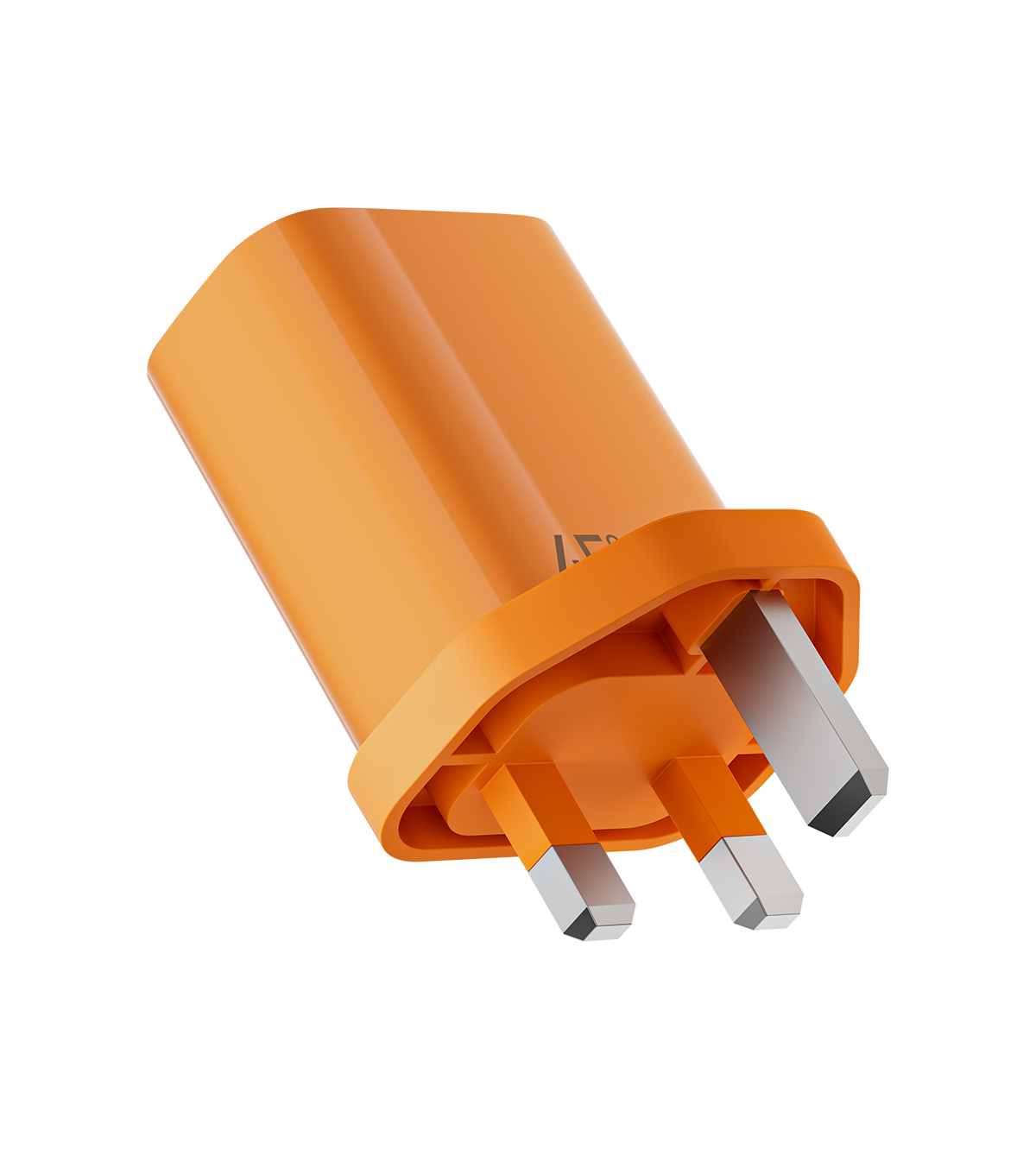 KUXIU 45W GaN Power Adapter (UK Plug) – Orange