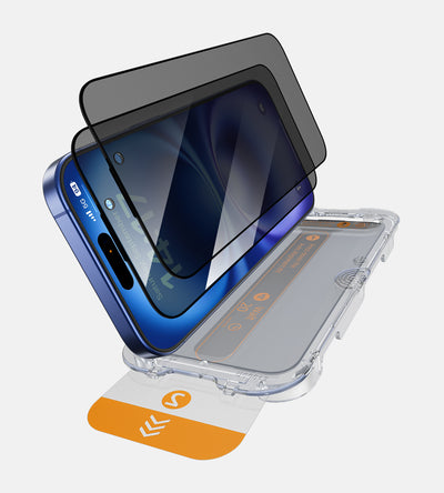 KUXIU iPhone 16 2.5D Displayschutzfolie aus gehärtetem Glas [2+2 Pack]