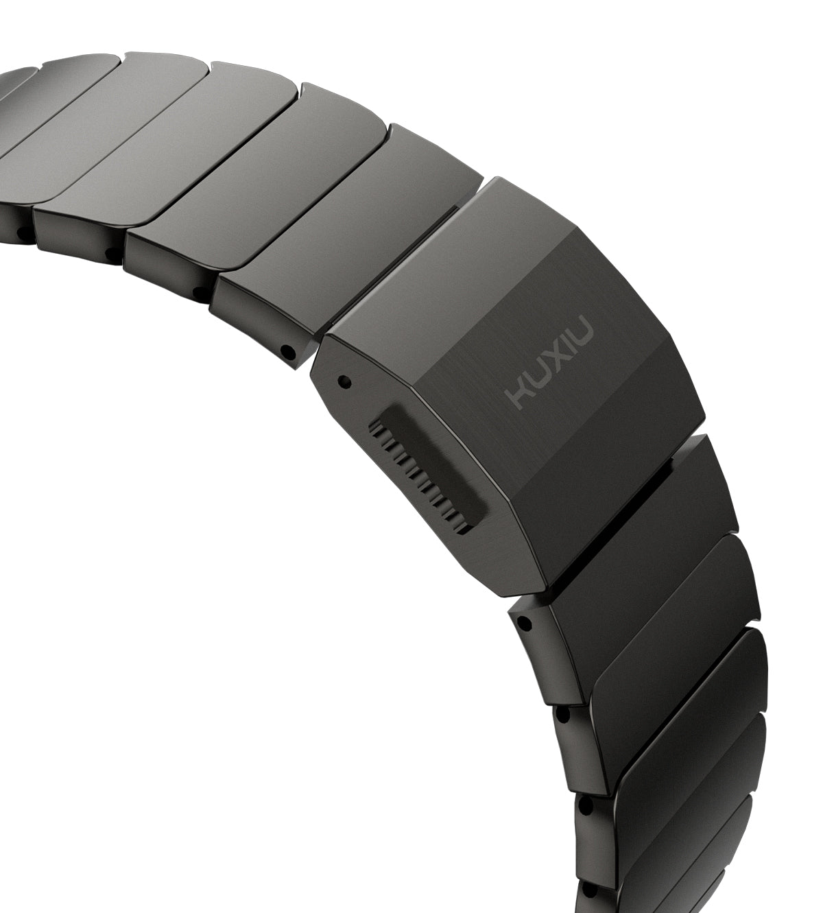 KUXIU Gray Titanium Magnetic Apple Watch Band