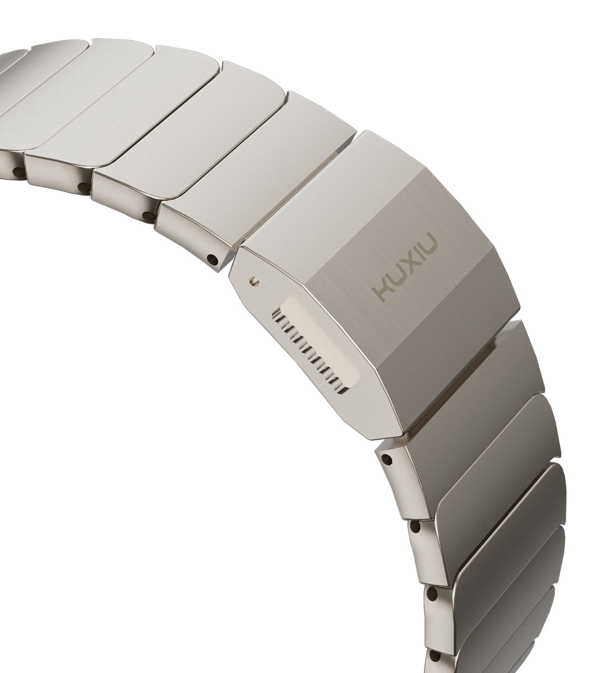 KUXIU Natural Titanium Magnetic Apple Watch Band