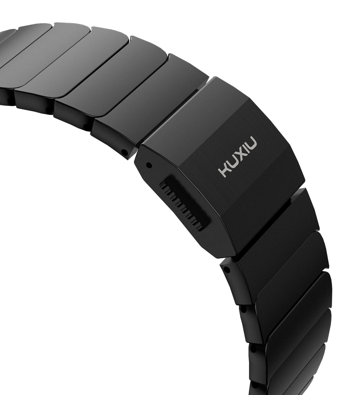 KUXIU Black Titanium Magnetic Apple Watch Band