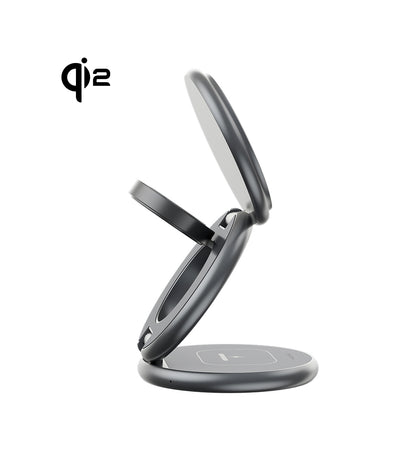 KUXIU X63Q Qi2 3-in-1 faltbare magnetische kabellose Ladestation