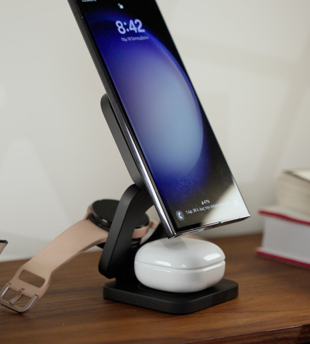 KUXIU X55 Ultra 3-In-1 Foldable Magnetic Wireless Charging Station for Samsung