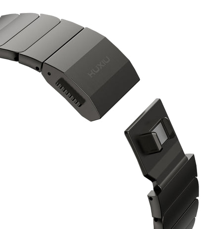 KUXIU Gray Titanium Magnetic Apple Watch Band