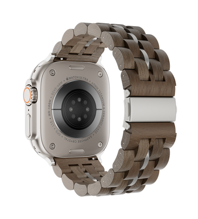 KUXIU Walnut Wood Apple Watch Band
