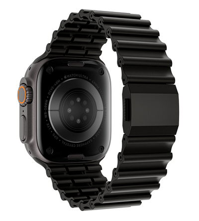 KUXIU Stainless Steel Ocean Band - Black