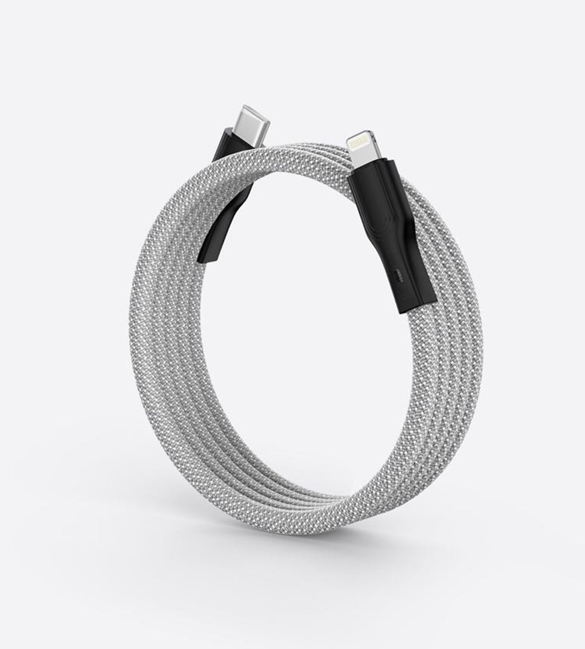 KUXIU Magnetic Coiling Kabel pro rychlé nabíjení (3,3 stop/1 m)