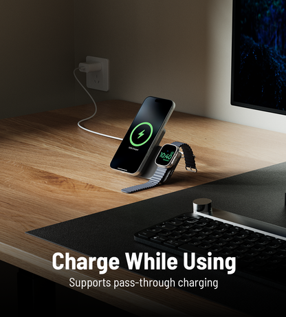 KUXIU K1 Ultra Qi2.2 25W Fast Charging 3-in-1 MagSafe Wireless Power Bank