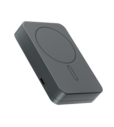 KUXIU K1 Banco de Energía MagSafe 3-en-1 de Carga Rápida 15W - Gris