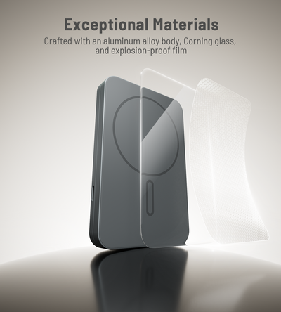 KUXIU K2 Qi2 15W急速充電対応 3-in-1 MagSafeモバイルバッテリー - グレー