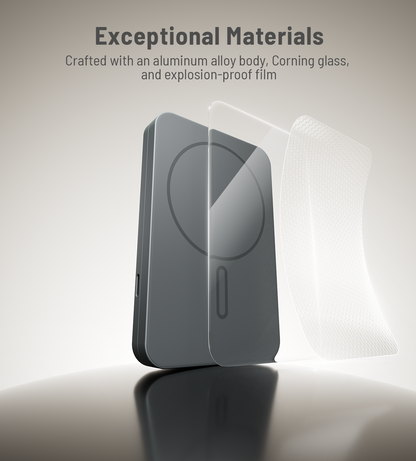 KUXIU K2 Qi2 15W Fast Charging 3-in-1 MagSafe Power Bank - Gray