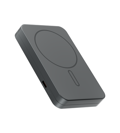 KUXIU K2 Qi2 15W急速充電対応 3-in-1 MagSafeモバイルバッテリー - グレー