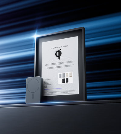 KUXIU K2 Qi2 15W急速充電対応 3-in-1 MagSafeモバイルバッテリー - グレー