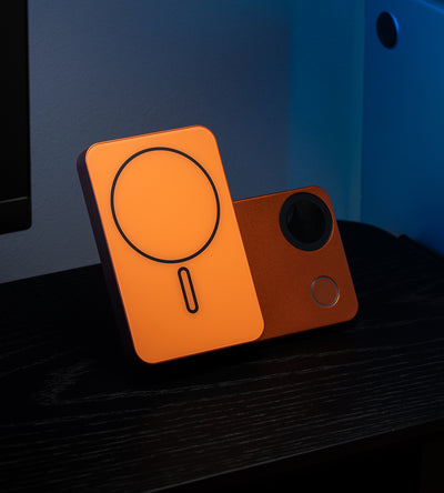 KUXIU K1 Ultra Qi2.2 25W Fast Charging 3-in-1 MagSafe Wireless Power Bank - Cosmic Orange