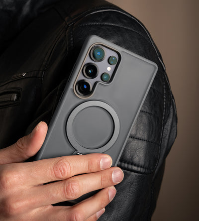 KUXIU MagSafe Flexible Stand Case For Samsung- Gray