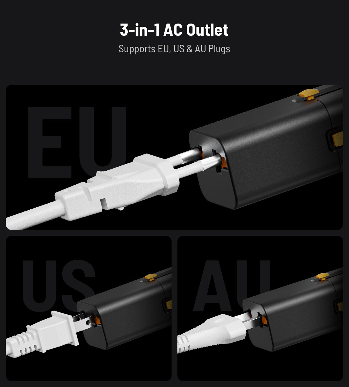 KUXIU 25W Mini Universal Travel Adapter