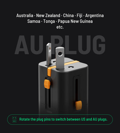 KUXIU 25W Mini Universal Travel Adapter