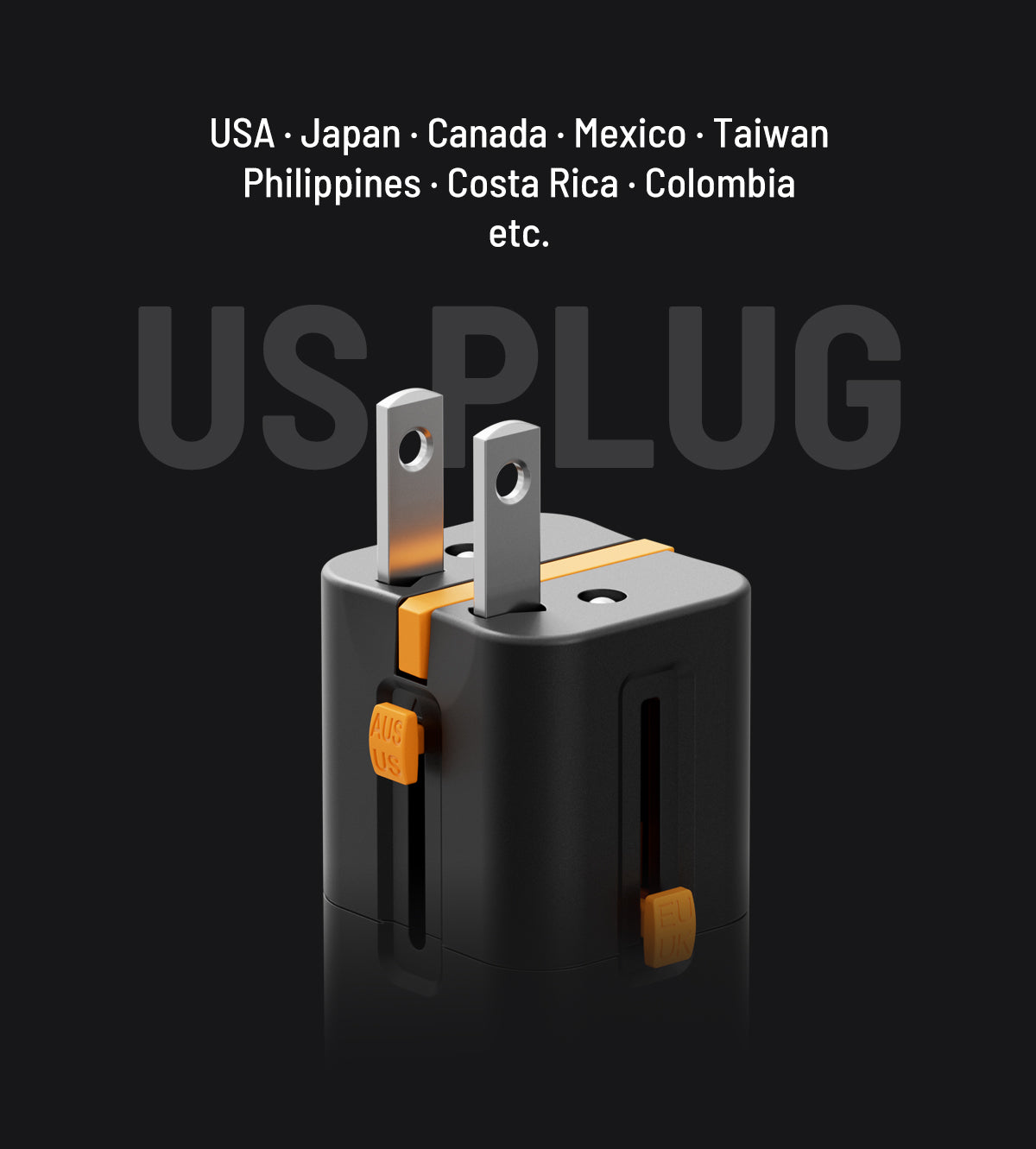 KUXIU 25W Mini Universal Travel Adapter