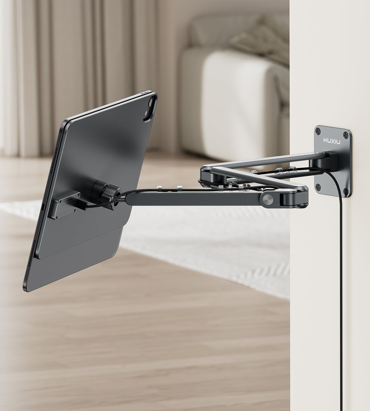 KUXIU X36W Pro MAX Magnetic iPad Wall Mount Charging Stand