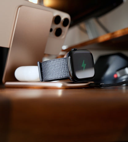 KUXIU X41Q Qi2 Zertifizierter 3-in-1 MagSafe Faltbarer Ladeständer