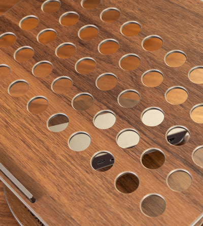 KUXIU X53 Ergonomic Laptop Stand with Built-in 8-in-1 Hub - Wood Grain